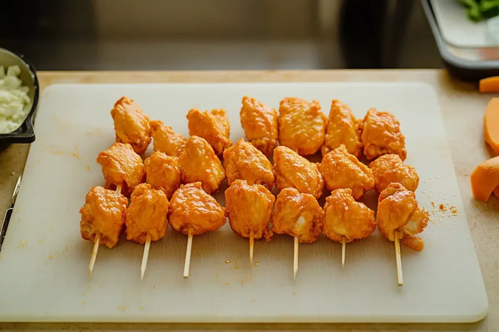 Chicken lollipop preparation process