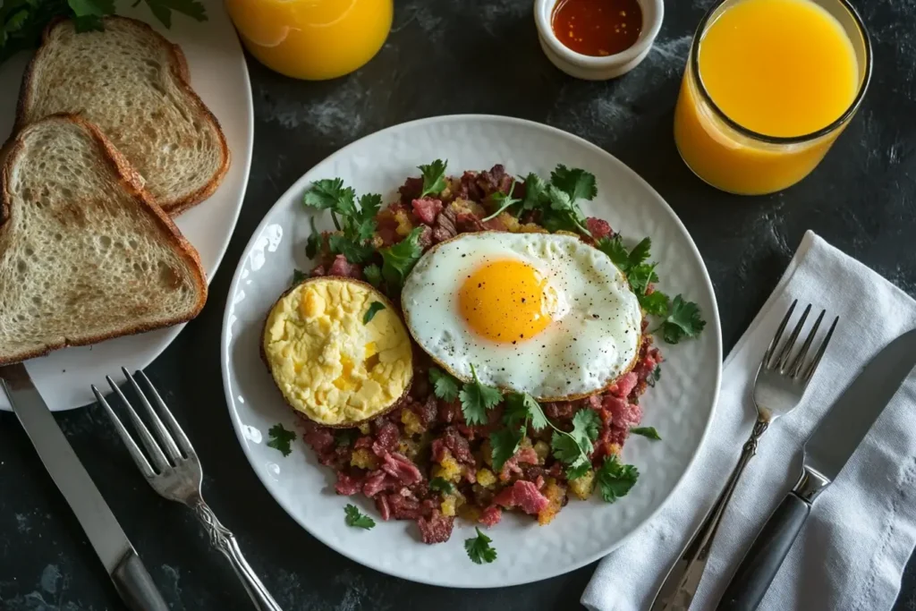 Corned Beef Hash Breakfast Spread