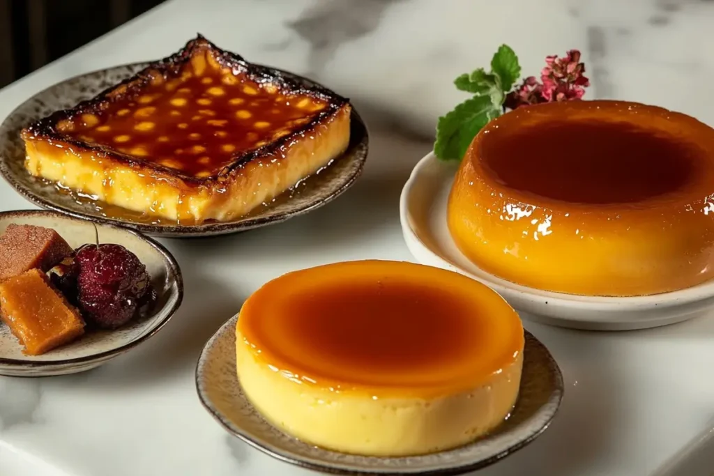 What's the difference between crème brûlée and custard?