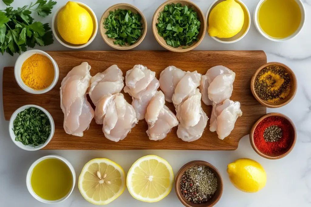 How long should chicken sit in marinade?