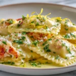 Best sauce for lobster ravioli with silky lemon butter finish