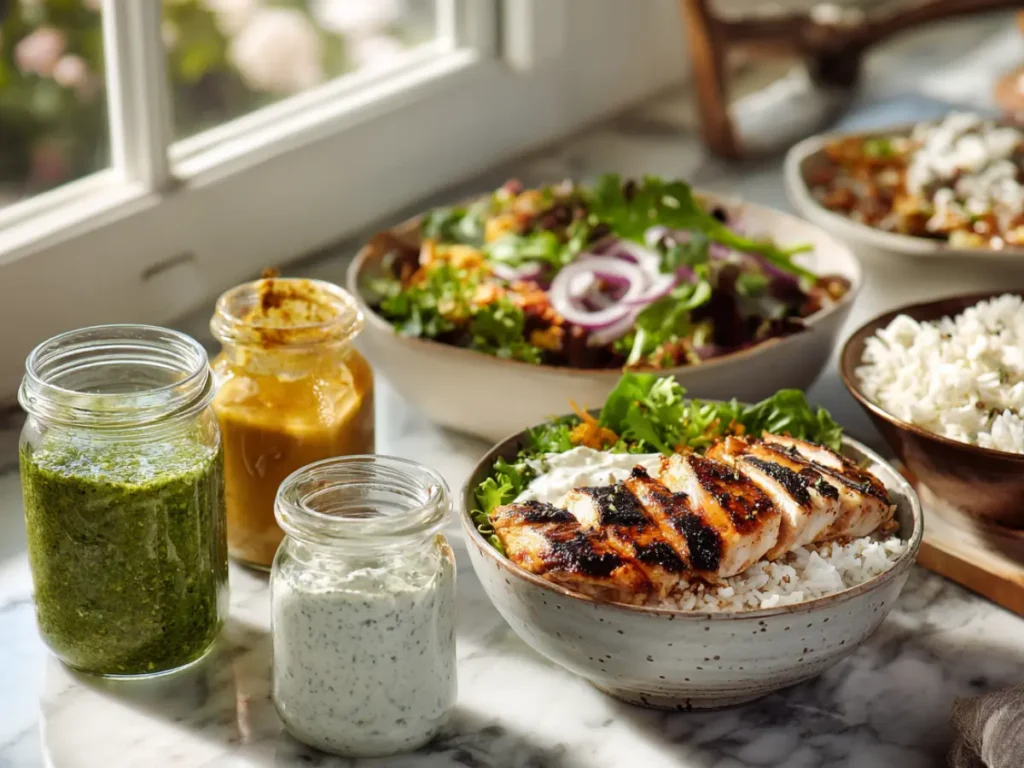 Macro Friendly Sauces: Healthy Flavor Secrets 3 Different macro friendly sauces styles and cuisines