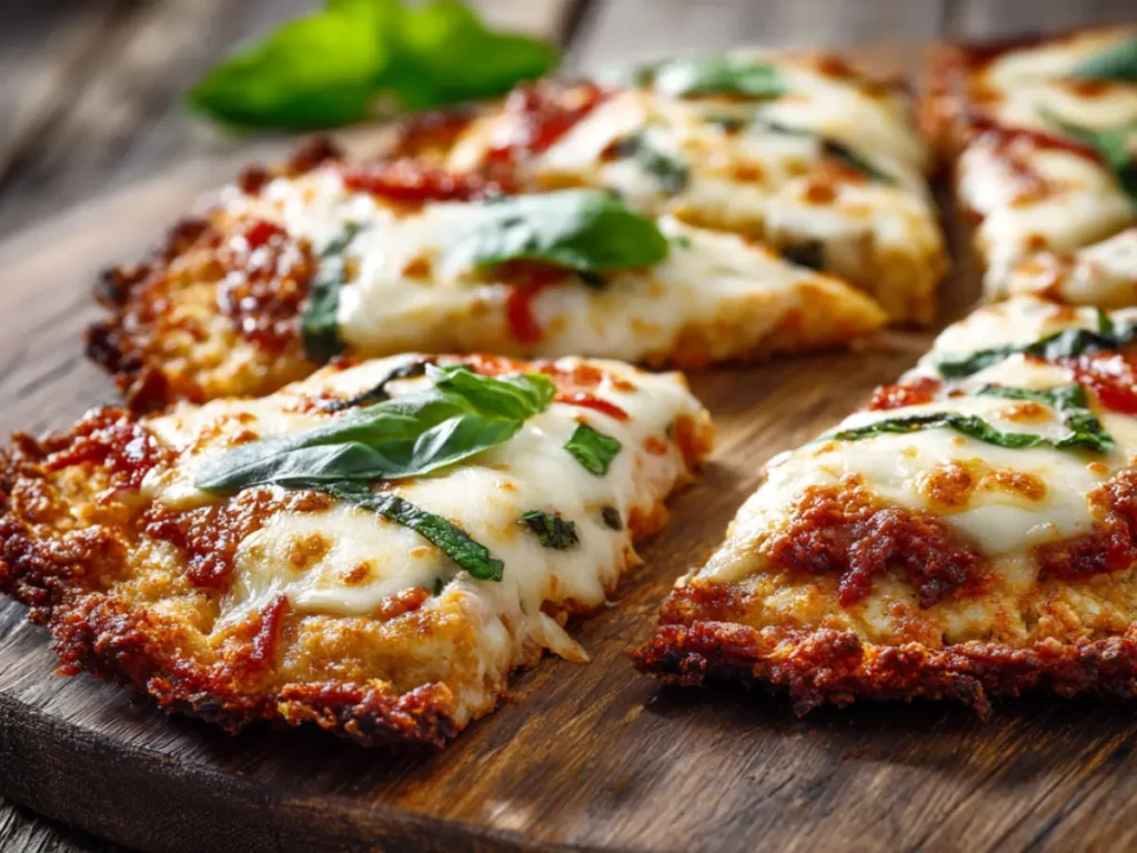 Chicken Crust Pizza: Ultimate High Protein Recipe for Easy Weeknight Meals 3 Perfectly cooked chicken crust pizza