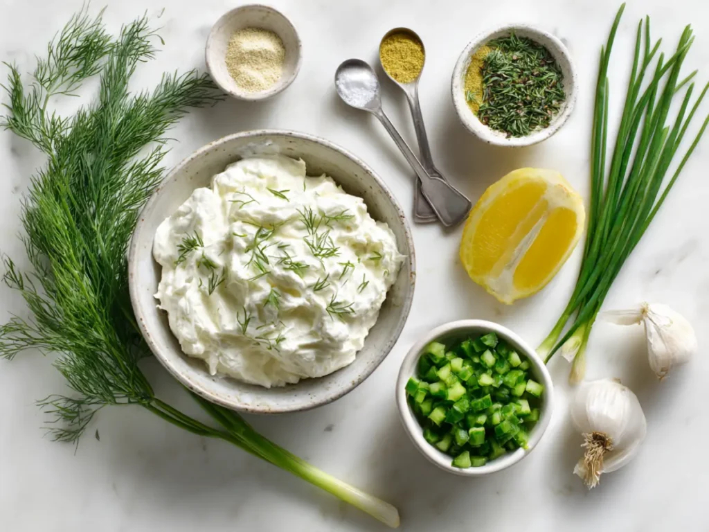 Dill Pickle Dip with Greek Yogurt: The Best Creamy Party Dip 2 Ingredients for homemade dill pickle dip with Greek yogurt